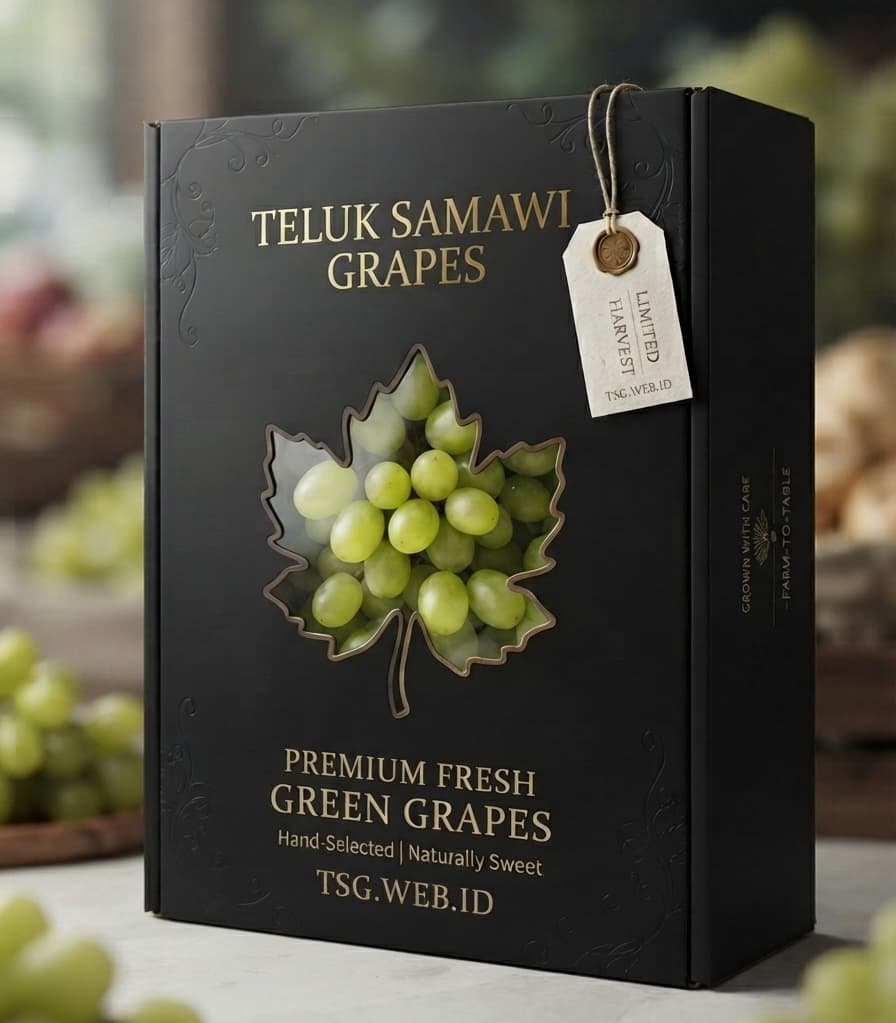 Buah Anggur Segar Teluk Samawi Grapes Box